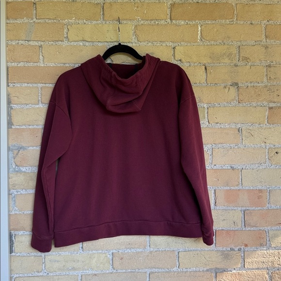 Lole Burgundy Hoodie Sweatshirt - Picture 5 of 5